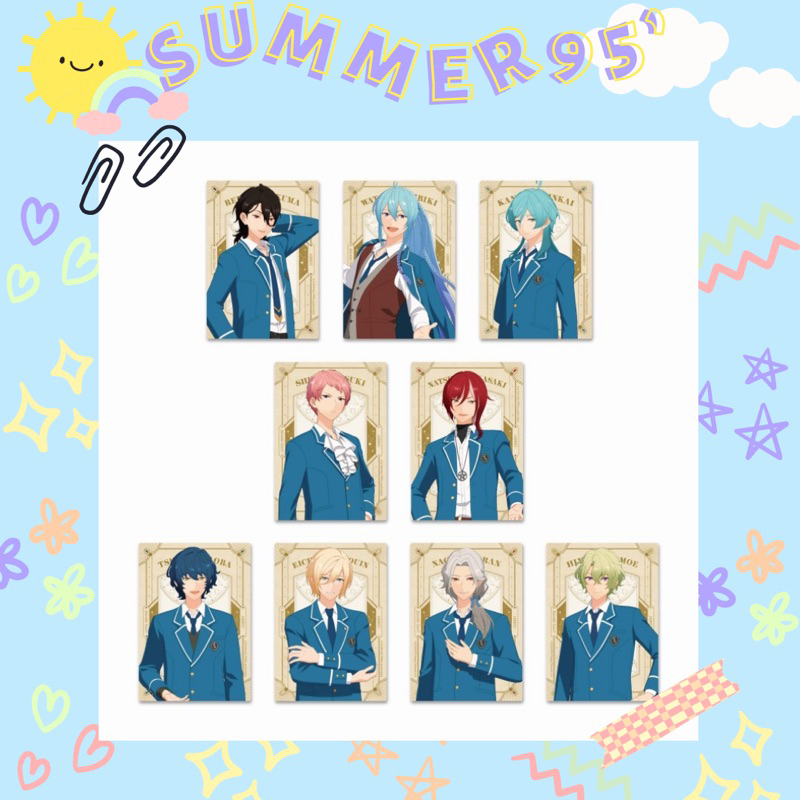 Pack clear trading card random thẻ nhân phẩm Ensemble Stars Đào Tạo Thần Tượng