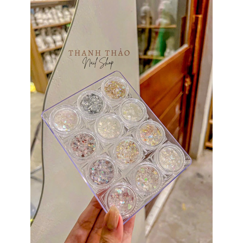 Set nhũ platium 12 ô