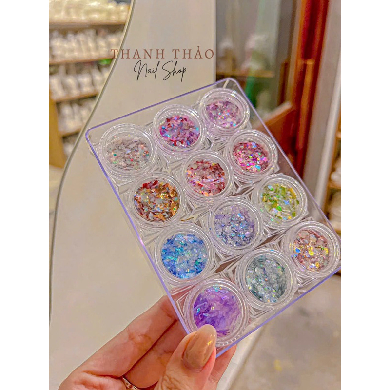 Set nhũ platium 12 ô