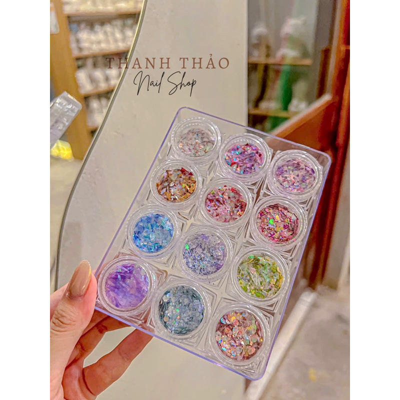 Set nhũ platium 12 ô