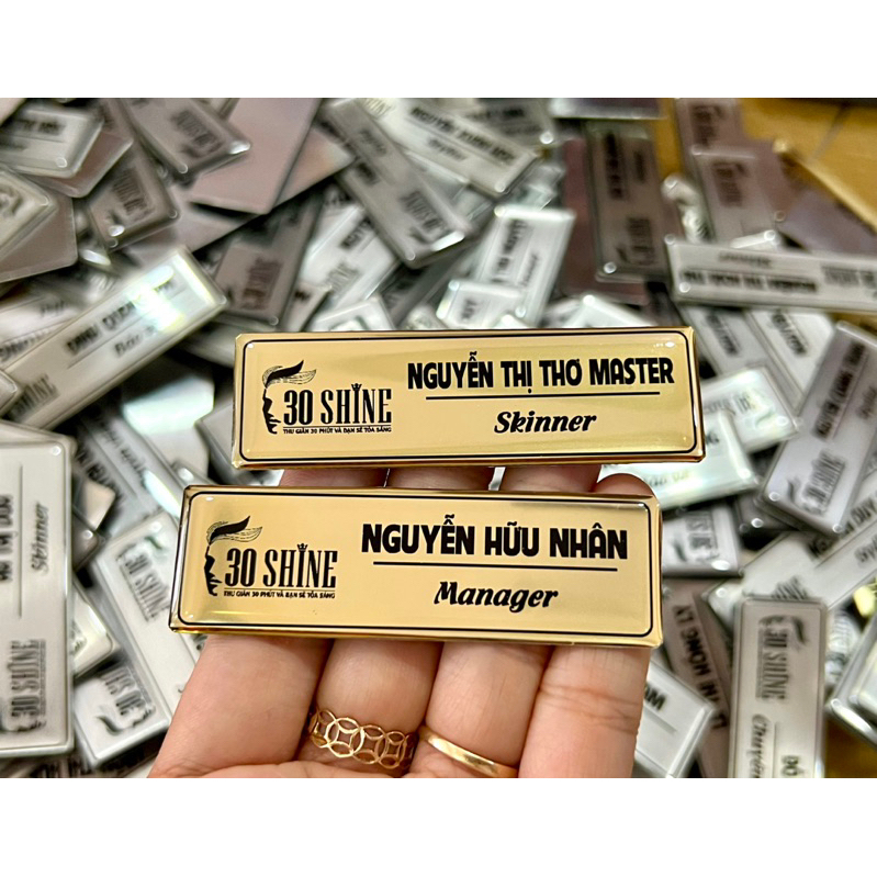Bảng Tên 30SHINE - Vui lòng gửi tên cho shop
