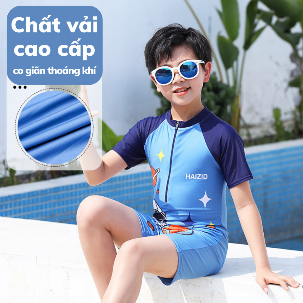 Đồ bơi liền thân cho bé họa tiết đáng yêu chính hãng HAIZID cho bé từ 1 tuổi đến size đại