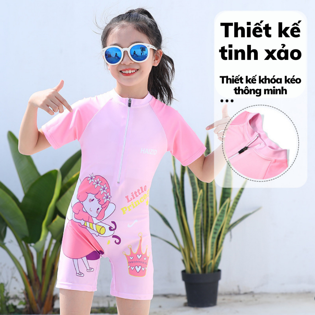 Đồ bơi liền thân cho bé họa tiết đáng yêu chính hãng HAIZID cho bé từ 1 tuổi đến size đại