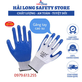 Combo găng tay phủ sơn xanh 1 lố 12 đôi