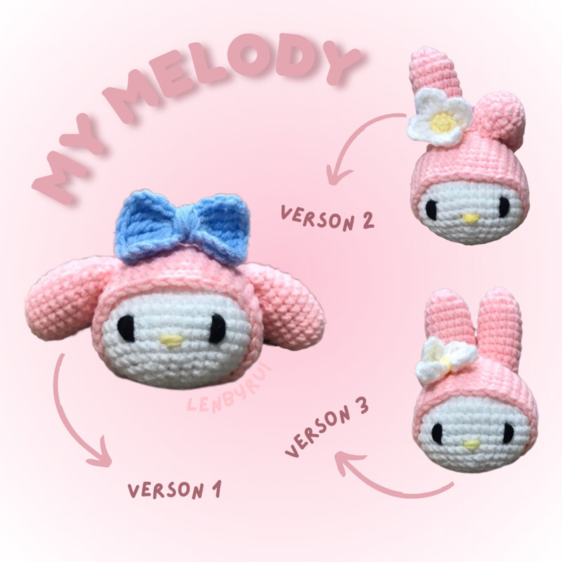 MY MELODY- móc khoá nhân vật sanrio- my melody handmade