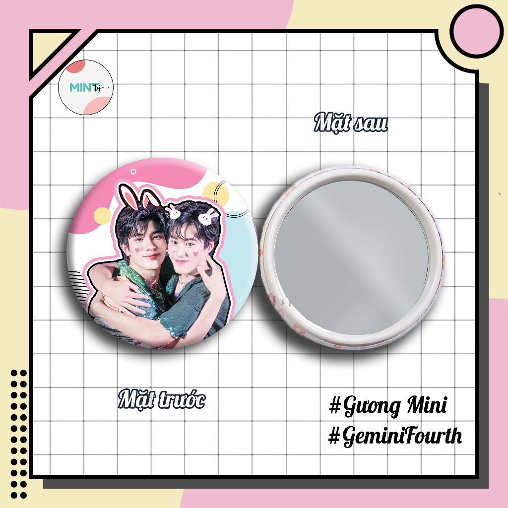 Gương cầm tay Mini Couple GeminiFourth