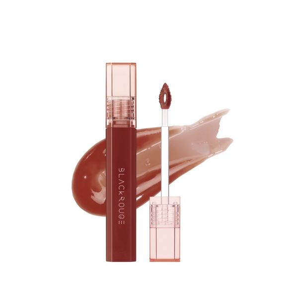 Son Tint Bóng Black Rouge Half N Half Water Glow HG08 Hazelnut Syrup – Màu Đỏ Nâu