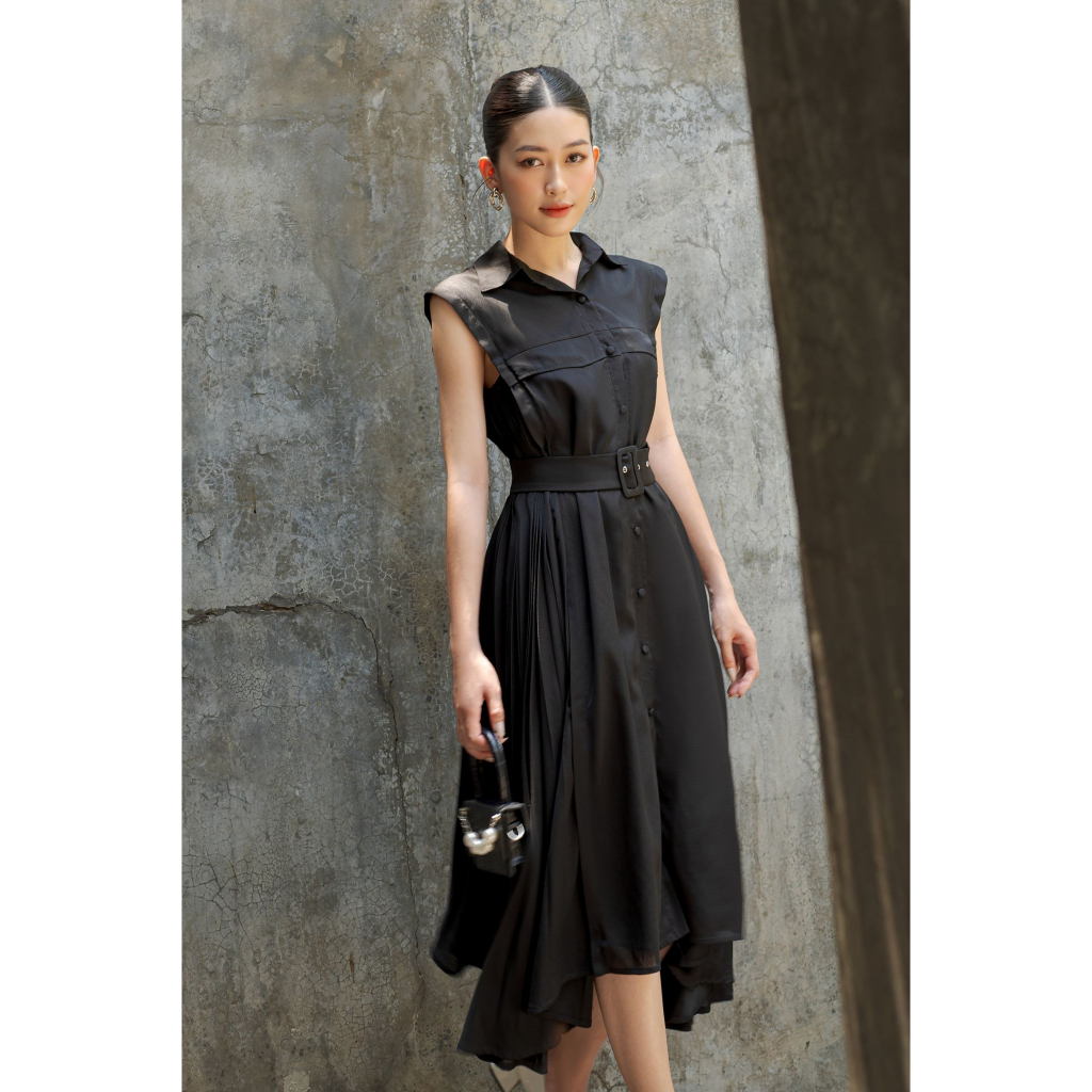 OLV - Đầm Martha Belted Chemise Dress