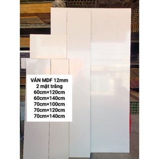 (Rộng 60cm 70cm) Tấm ván gỗ MDF 12ly 2 mặt trắng làm bàn, phông nền, tủ,kệ, trang trí,.. nhận cắt theo yêu cầu