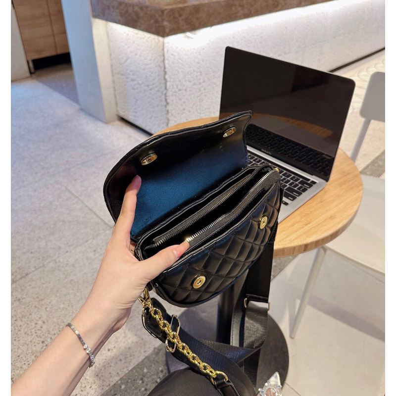 Túi bao tử Y S L da mền bản 2 dây