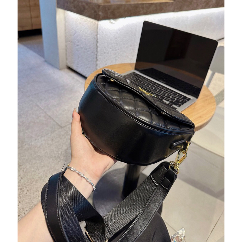 Túi bao tử Y S L da mền bản 2 dây