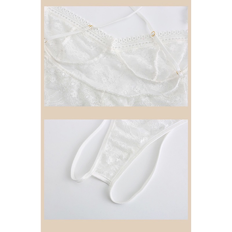 Bodysuit Đen-Trắng không gọng đệm sexy Freesize