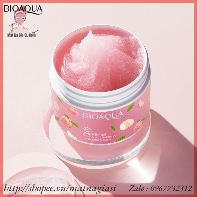 Gel Tẩy Da Chết Mặt & Body BIOAQUA Hương Đào