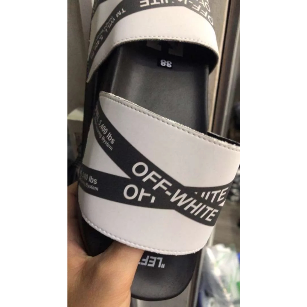 Dép nam quai ngang OFF WHITE HOT TREND -Dép nam cực đẹp(VIDEO+ẢNH THẬT)