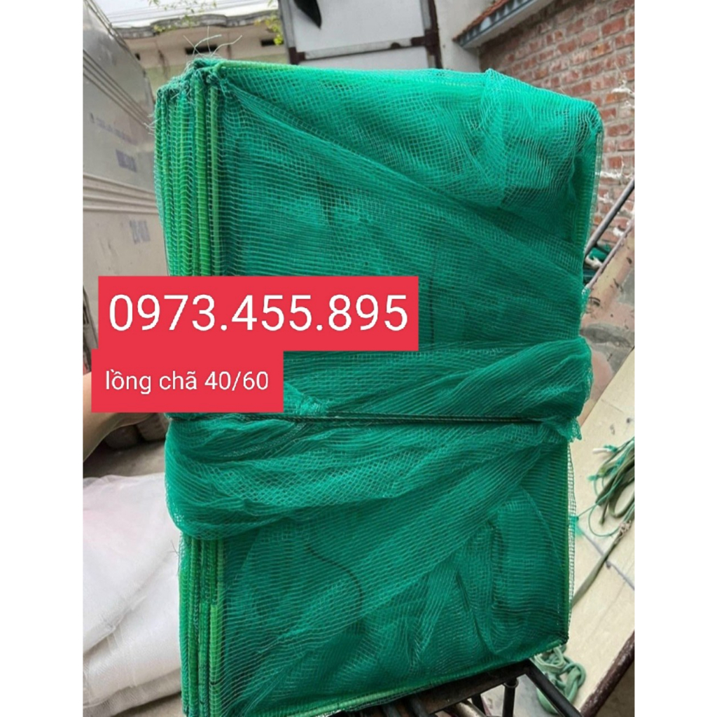 Lồng Bát Quái Cao 40cm x Rộng 60cm Dài 8M Bắt tôm cua lươn + Tặng Mồi