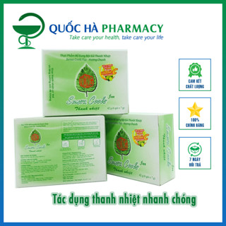 Bột sủi Sensa Cools hỗ trợ thanh nhiệt, bổ sung vitamin C hộp 6 gói x 7g -Quốc Hà Pharmacy