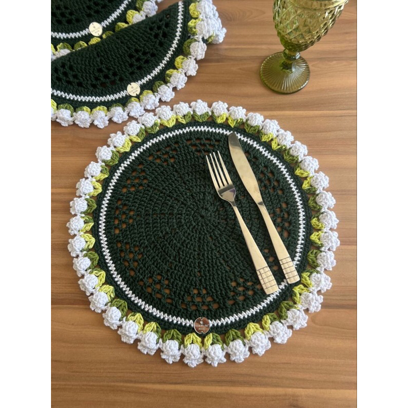 Đế lót handmade trang trí bàn ăn