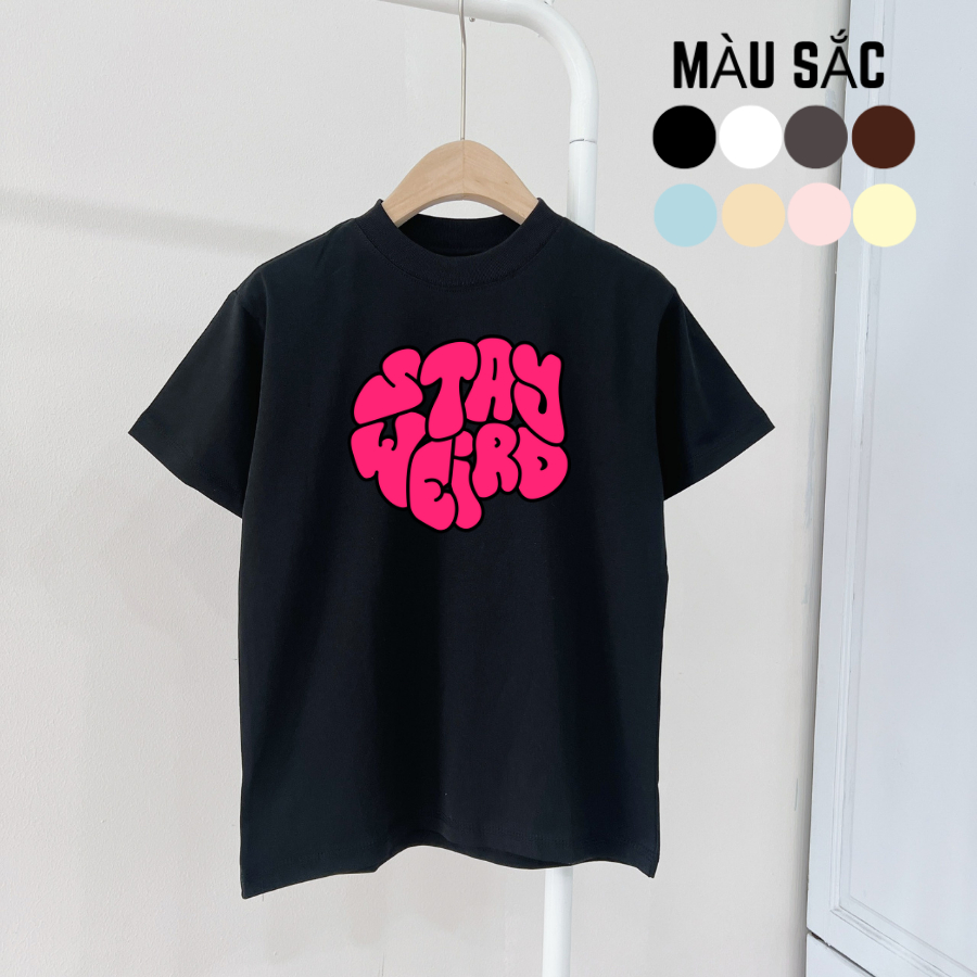 Áo thun nữ BABY TEE SWEET Stayweird Form ôm có Size 100% cotton 2 chiều siêu xịn mịn