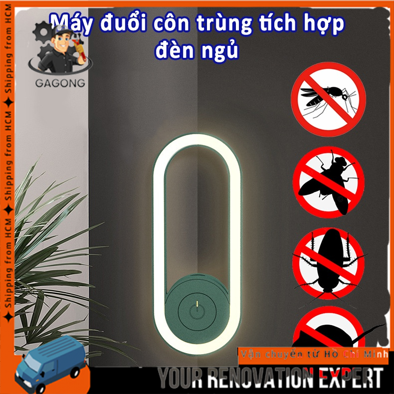 Máy Đuổi Muỗi, Côn Trùng Bằng Sóng Âm - Công Nghệ Nhật Bản