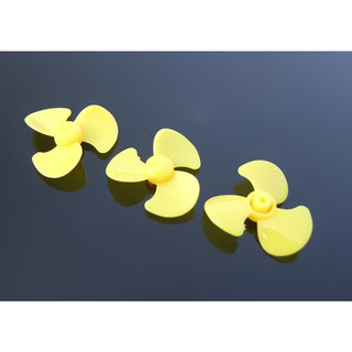 Cánh quạt 3 cánh 50mm, lỗ trục 2mm Màu vàng