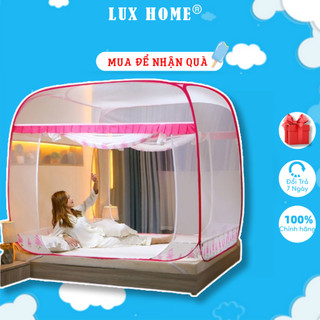 Màn chụp tự bung người lớn đỉnh vuông, chóp - mùng chụp tự bung gấp gọn tiện dụng 1m2 1m6 1m8 2m2 cao cấp