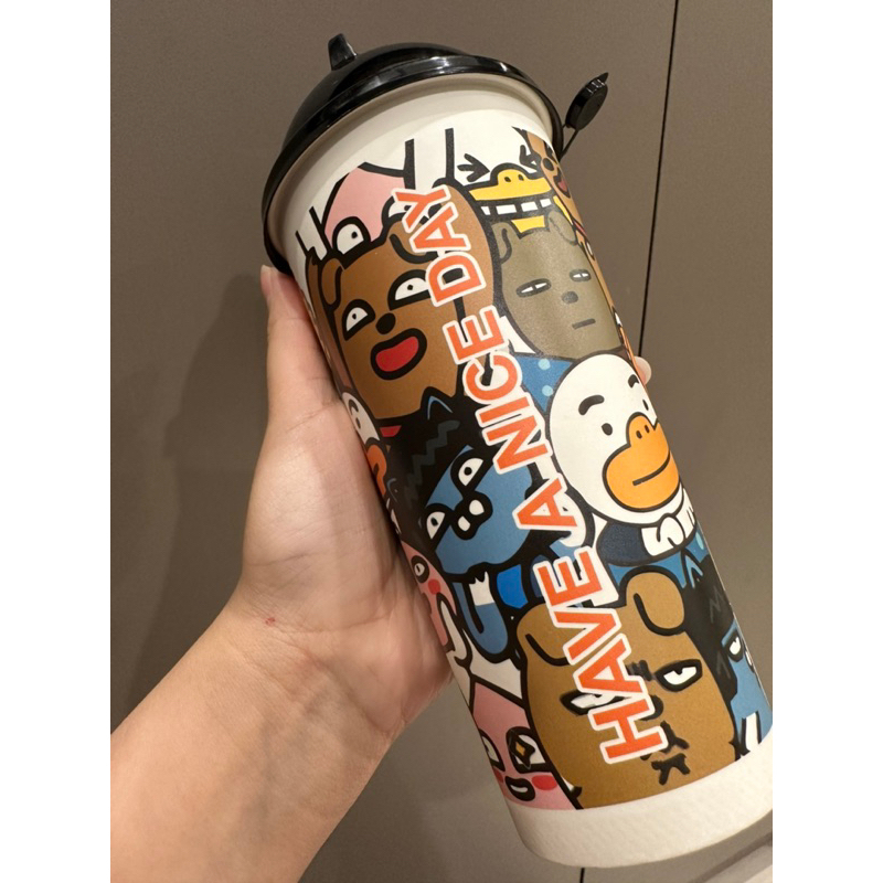 Ly giấy in cartoon 3d 700ml