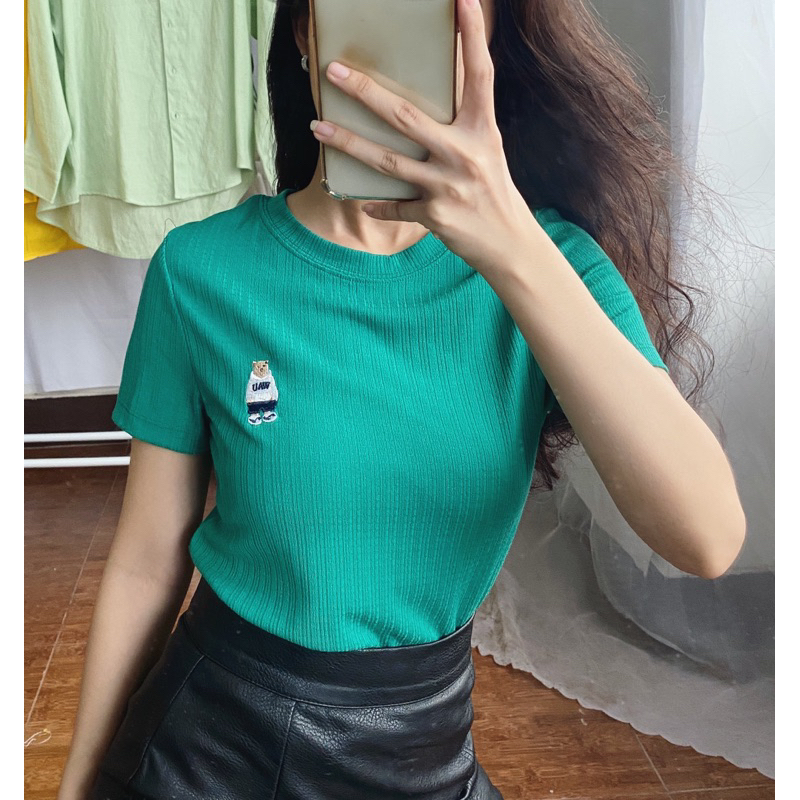 Áo Thun LV Thêu Logo Xuất Xịn