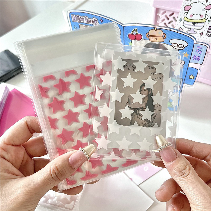 Set 20 túi kiếng ngôi sao nhiều màu dùng gói hàng