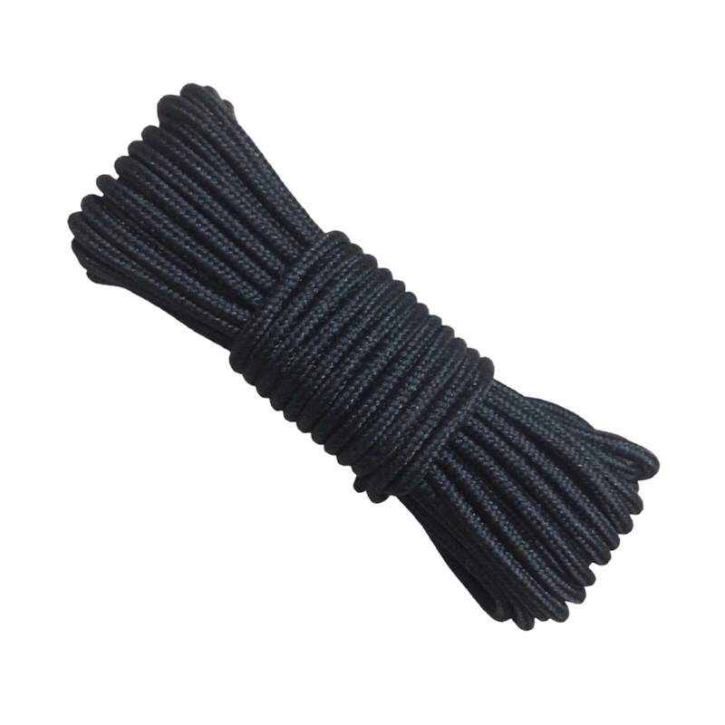 20 mét - Dây Dù 3.5mm tròn có lõi chắc chắn dùng làm macrame, căng lều, dây phơi, trang trí
