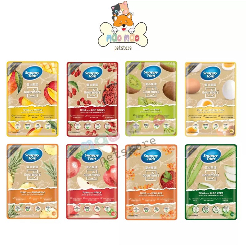Pate Snappy Tom Trái Cây Thùng 24 Gói Mix Vị