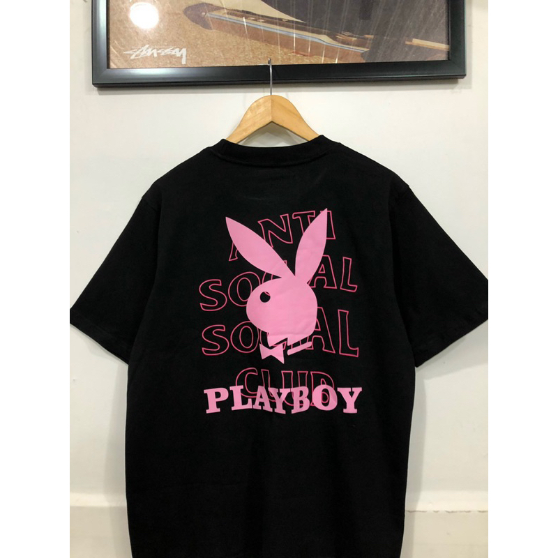 Áo thun ASSC Playboy phong cách, áo phông nam nữ Unisex 2c 100% cotton