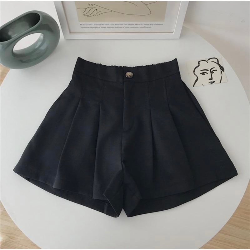 [Mã FATREND2810 giảm đến 30k tối đa 99k] Quần shorts 2ly chun sau phong cách hàn quốc_377