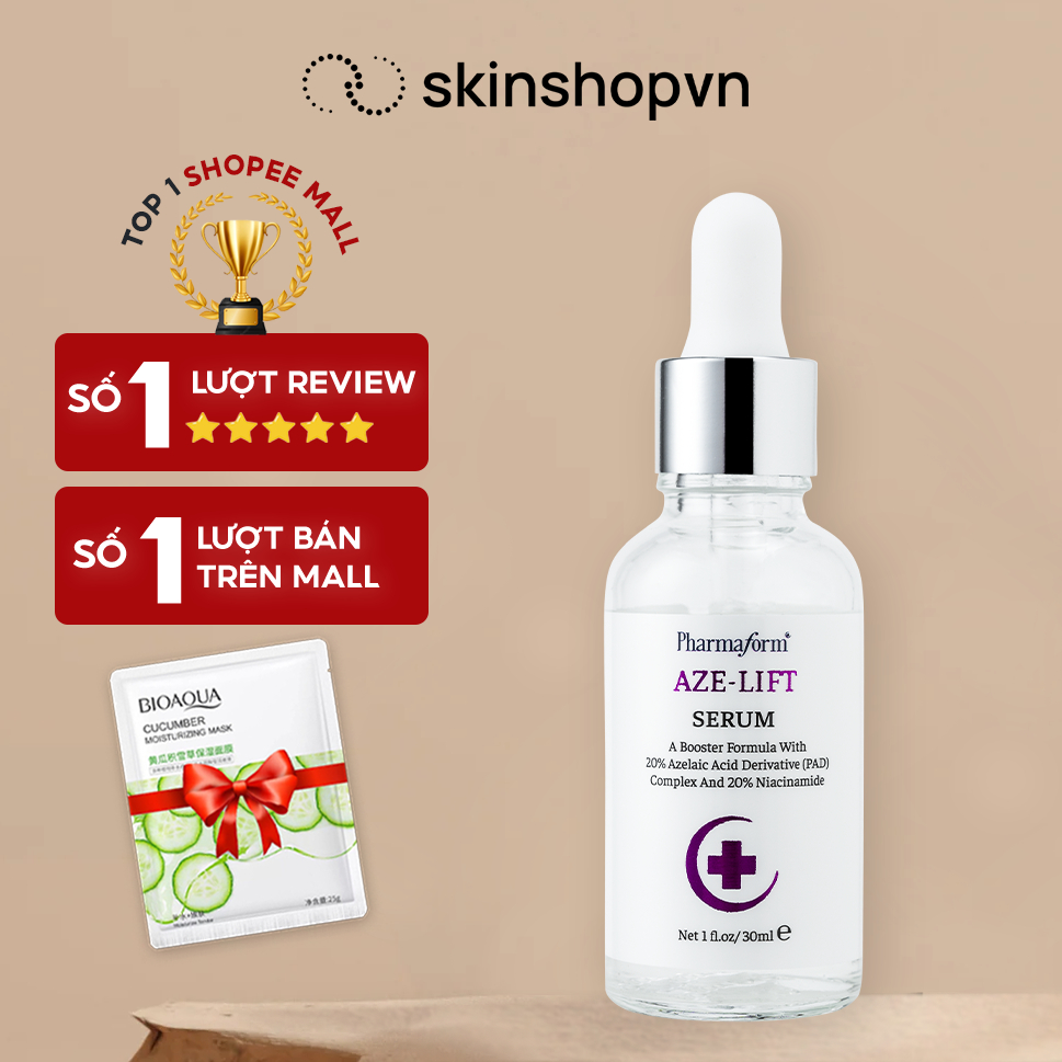 Tinh chất Pharmaform AZE – LIFT SERUM Serum kiểm soát dầu, thu nhỏ lỗ chân lông, cải thiện mụn