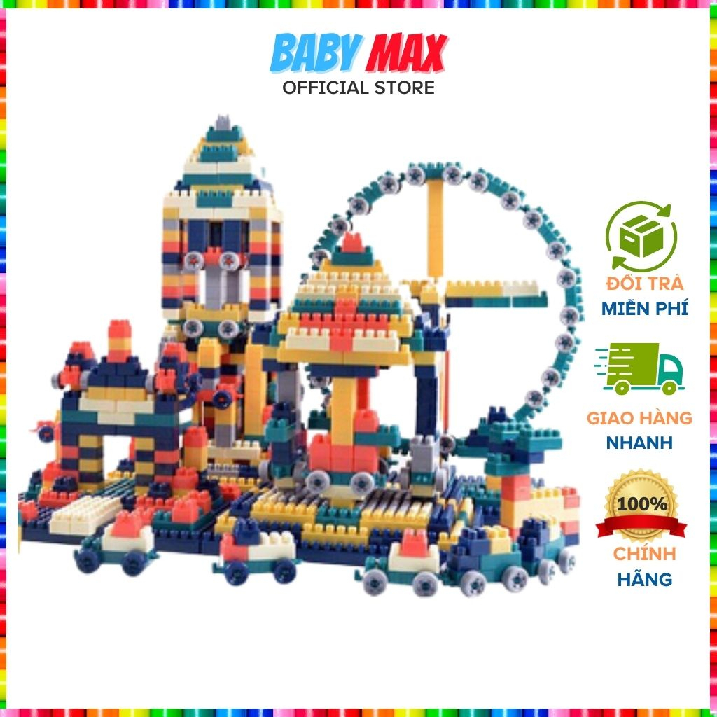 Lego 520 chi tiết mô hình lắp giáp giúp bé trai bé gái giải trí sáng tạo đồ chơi trẻ em