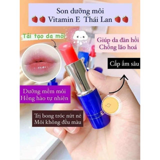 Son dưỡng môi cao cấp vitamin e thái lan - giúp dưỡng mỗi căng bống hồng tự nhiên