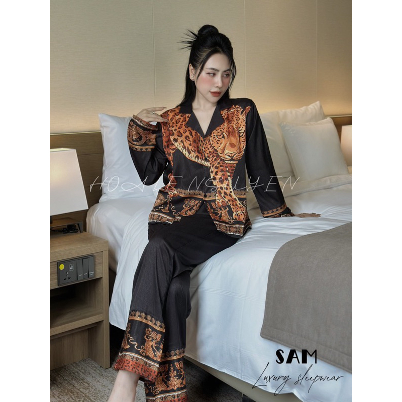 Size 45-60kg- hàng cao cấp pizama lụa xước