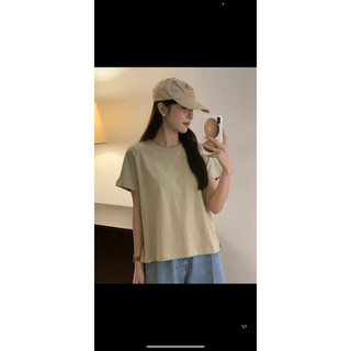 Áo thun baby tee trơn basic form thường 4 màu hot 2023