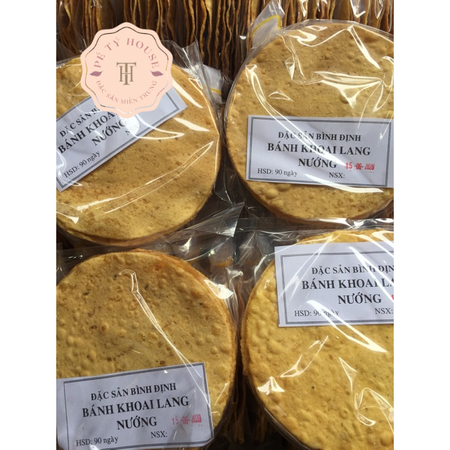 Bánh Khoai Lang Nướng - Bánh Củ Lang Nướng - Đặc Sản Tam Quan- Bình Định