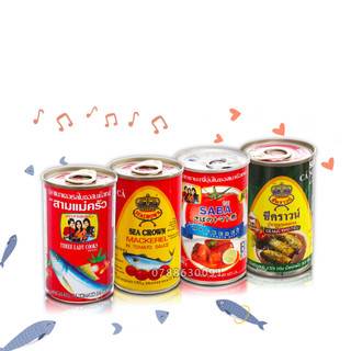 Cá mòi 3 cô gái - cá nục sốt cà