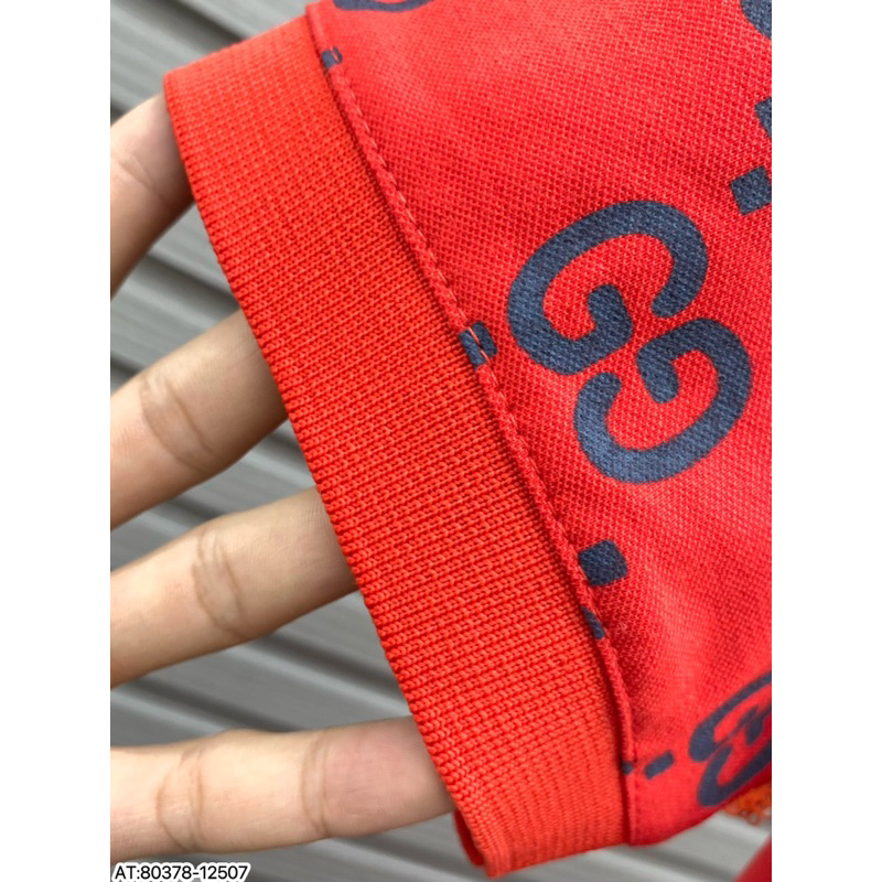 Lên mã áo polo gu si màu đỏ new 2023