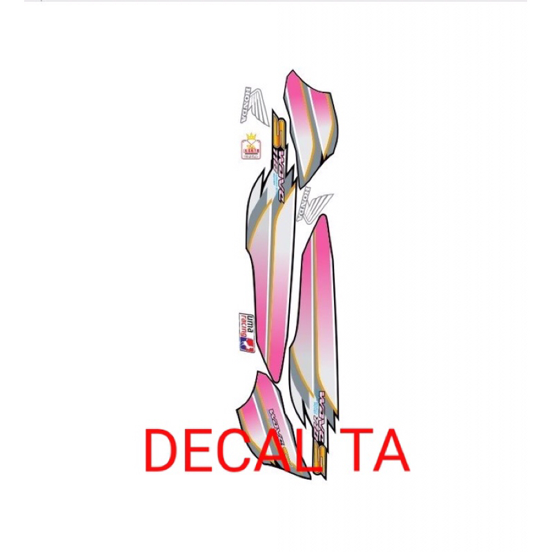 Tem xe WAVE S 110  tem 3 lớp chống phai màu