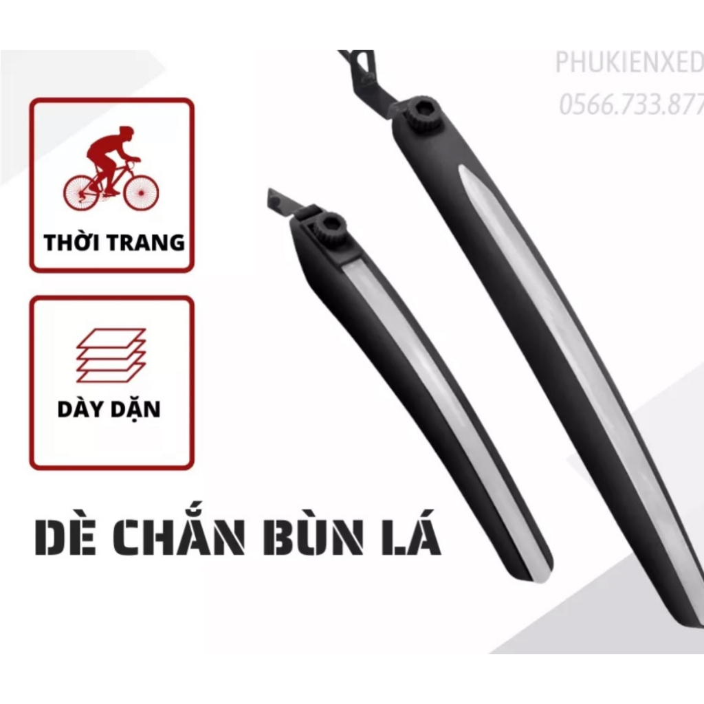Dè chắn bùn xe đạp thể thao gắn đuôi xe đạp TOURING, 700C.