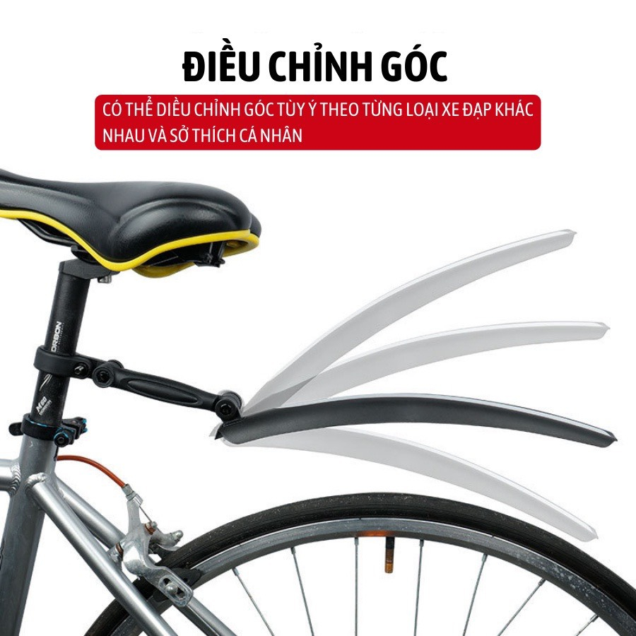 Dè chắn bùn xe đạp thể thao gắn đuôi xe đạp TOURING, 700C.