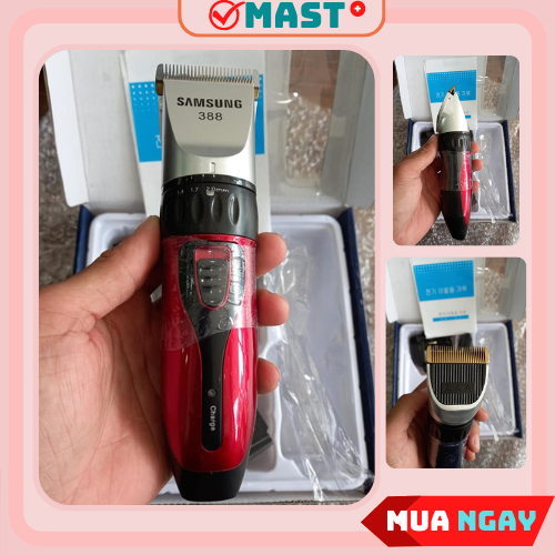 Tông đơ cắt tóc cho bé và gia đình, tăng đơ cắt tóc nam chuyên nghiệp samsung388 pro