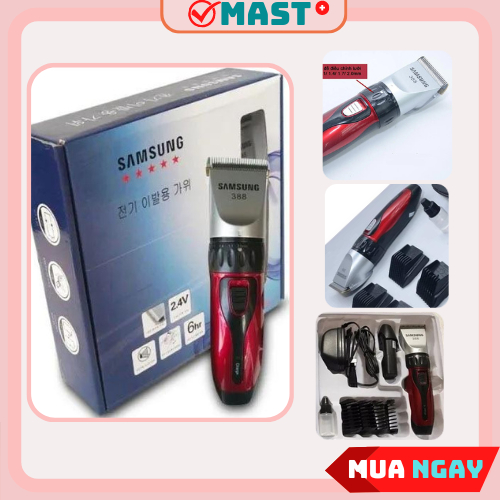 Tông đơ cắt tóc cho bé và gia đình, tăng đơ cắt tóc nam chuyên nghiệp samsung388 pro