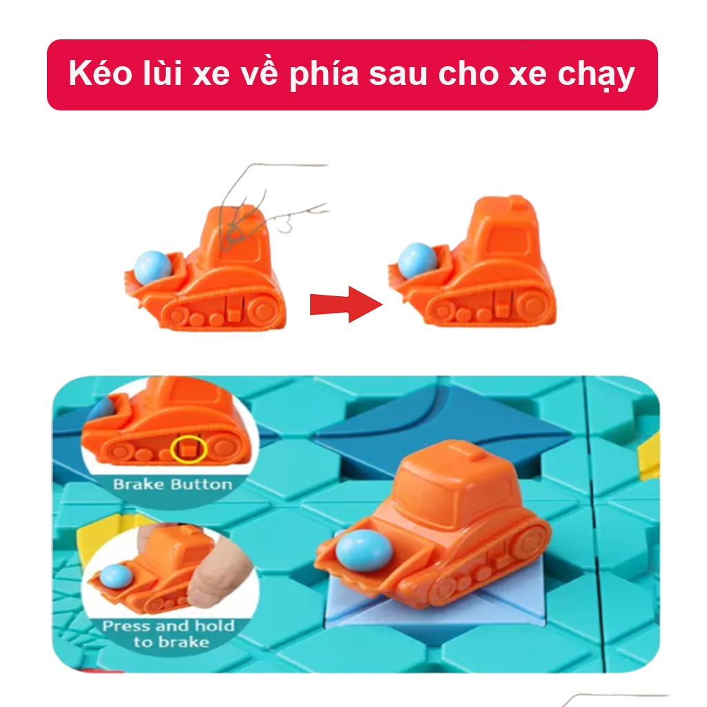 Đồ Chơi Giải Mã Mê Cung Board Game Puzzle 4 Cấp Độ - Đồ chơi Giáo Dục Montessori - 118 Cách Chơi Phát Triển Tư Duy Logic