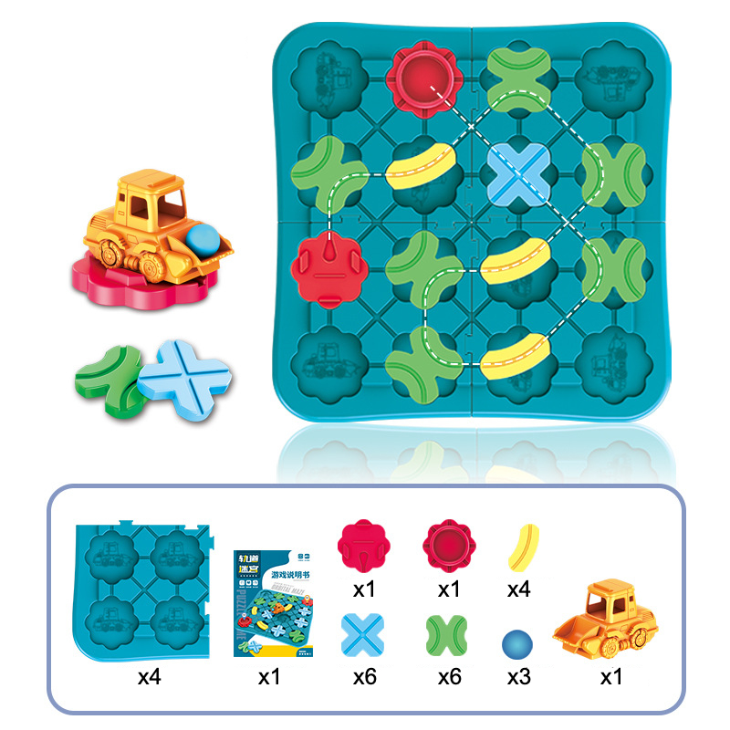 Đồ Chơi Giải Mã Mê Cung Board Game Puzzle 4 Cấp Độ - Đồ chơi Giáo Dục Montessori - 118 Cách Chơi Phát Triển Tư Duy Logic