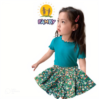 Bô áo thun kiểu bé gái, phong cách hàn quốc, sành điệu cotton lạnh cho bé
