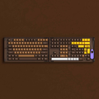 Bộ keycap akko chocolate