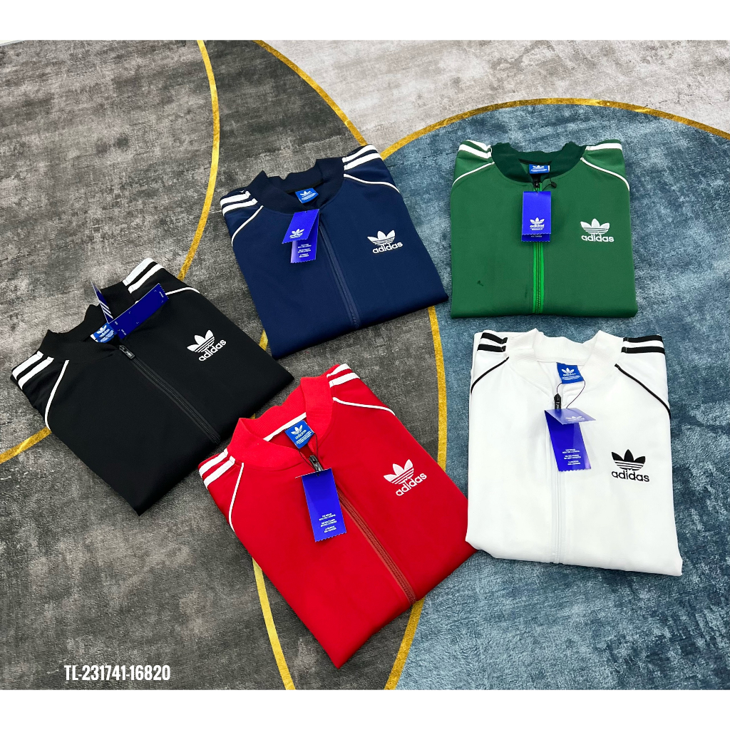 🔥Hot🔥Áo khoác bomber Adidas phối sọc tay thiết kế hot trend Nam nữ New 2023